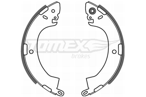 Obrázok Sada brzdových čeľustí TOMEX Brakes  TX2144